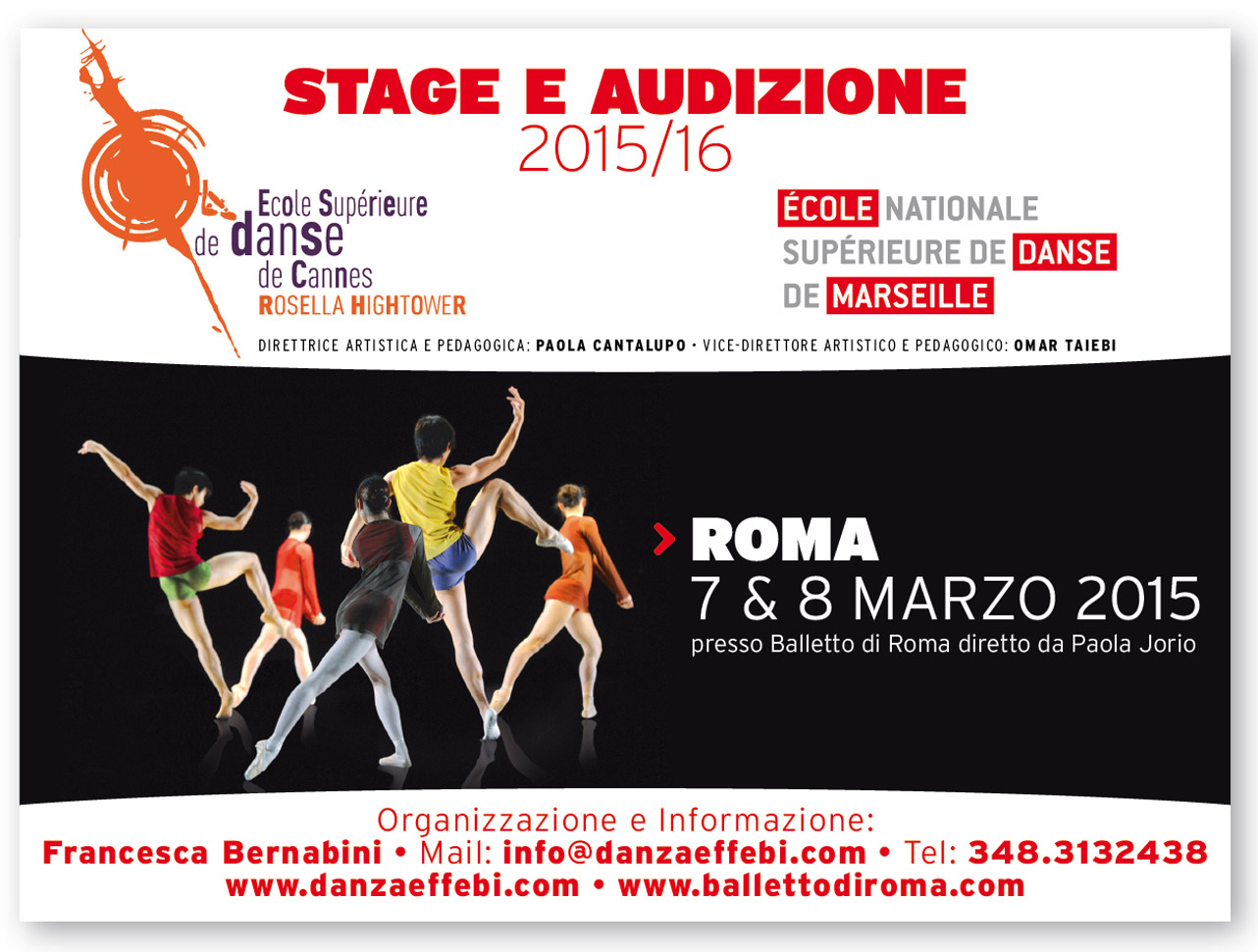 Stage e Audizione Cannes e Marsiglia